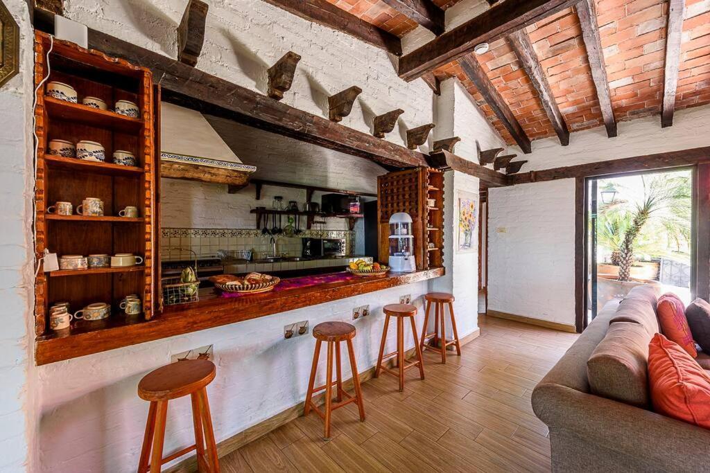 Agradable Cuarto De Hostal Sobre El Centro, Valle Вальє-де-Браво Екстер'єр фото